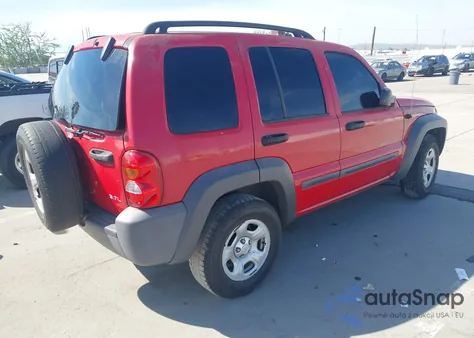 2003 Jeep Liberty Sport из США, поврежденный, VIN 1J4GL48KX3W674641